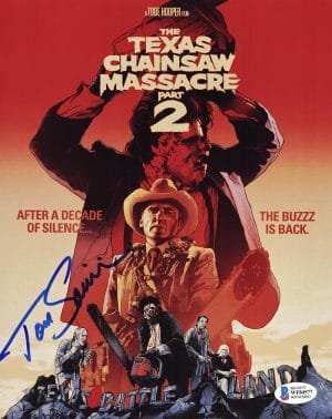 Tom Savini Signed 8X10 Photo Texas Chainsaw Massacre Horror Autograph Bas 977