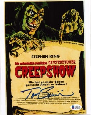 Tom Savini Creepshow 2 8X10 Photo The Creep Horror Autograph Autographed Bas 951