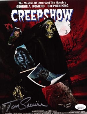 Tom Savini Creepshow 2 8X10 Photo The Creep Horror Autograph Autographed Jsa 715