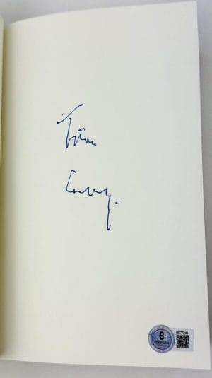 Tim Curry Signed Vegabond Hardcover Book It Pennywise Autograph Beckett Bas K49
