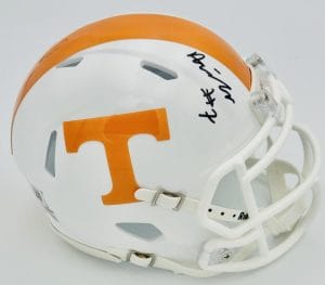Arian Carter Signed Tennessee Volunteers Mini Football Helmet Autograph Bas J22