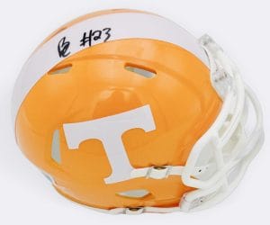 Boo Carter Signed Tennessee Volunteers Mini Football Helmet Autograph Bas J26