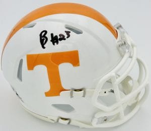 Boo Carter Signed Tennessee Volunteers Mini Football Helmet Autograph Bas J28