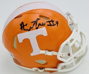 Arian Carter Signed Tennessee Volunteers Mini Football Helmet Autograph Bas J23