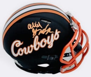 Ollie Gordon Signed Oklahoma State Cowboys Football Mini Helmet Bas Holo J449