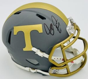 Josh Heupel Signed Tennessee Volunteers Slate Mini Helmet Vols Autograph Bas K20