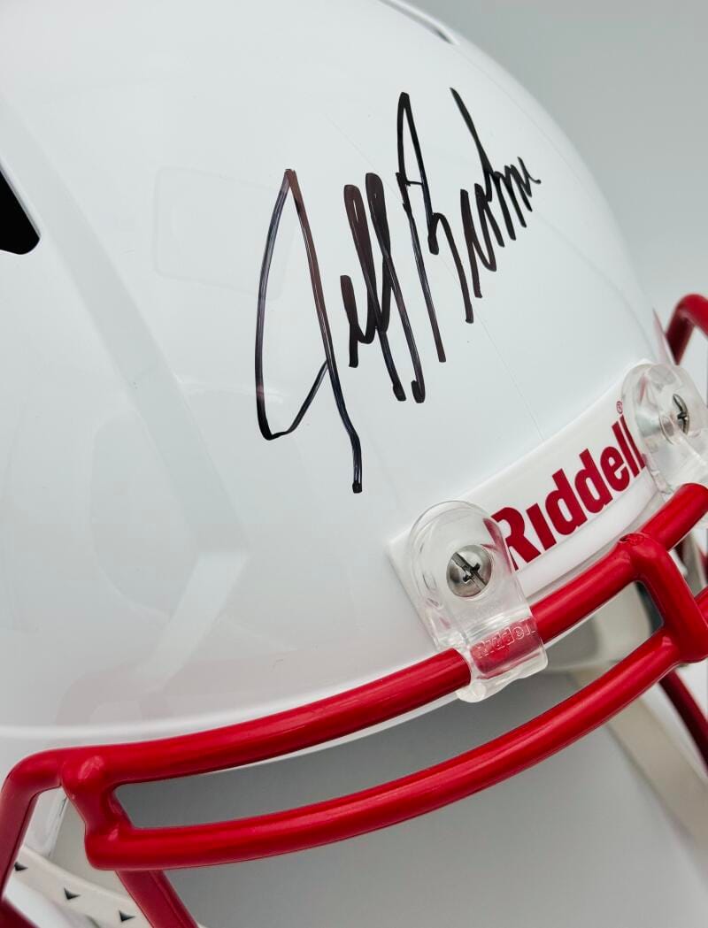 Jeff Brohm Signed Louisville Cardinals Full Size Rep Helmet Autograph Bas J72 - Image 2