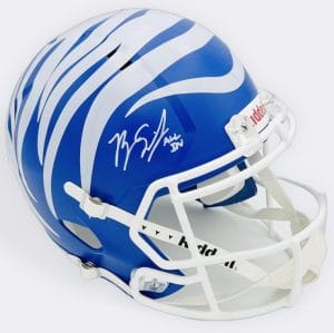 Ryan Silverfield Signed Memphis Tigers Full Size Rep Helmet Autograph Bas J77