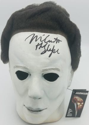 Nick Castle Signed Michael Myers Tots Mask Halloween Horror Autograph Bas 3664