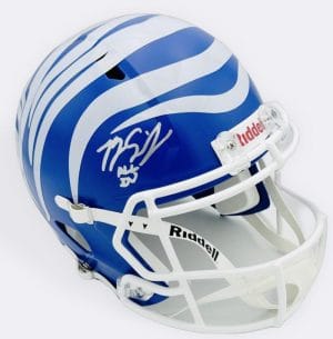 Ryan Silverfield Signed Memphis Tigers Full Size Rep Helmet Autograph Bas K78