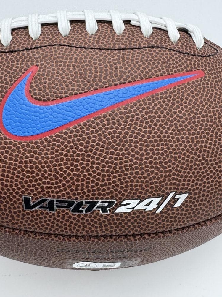 Kewan Lacy Signed Ole Miss Rebels Official Size Football Autograph Beckett J75 - Image 2