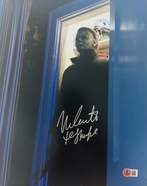 Nick Castle Signed Michael Myers 11X14 Photo Halloween Horror Autograph Bas K552