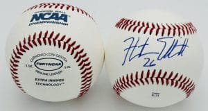 Hunter Elliott Signed Official Ncaa Baseball Ole Miss Rebels Autograph Bas J52