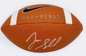 Jon Sumrall Signed Official Size Nike Football Florida Gators Bas Holo K33
