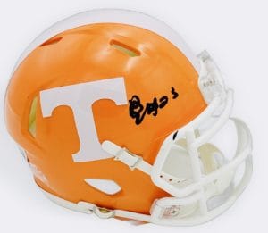 Boo Carter Signed Tennessee Volunteers Mini Football Helmet Autograph Bas J25