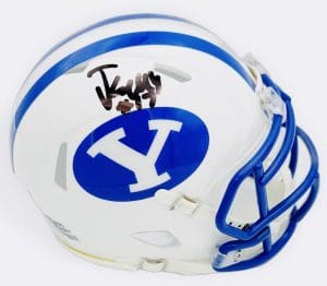 Jack Kelly Signed Byu Cougars Mini Football Helmet Autograph Coa J1