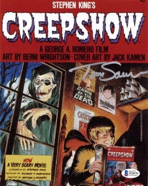 Tom Savini Creepshow 2 8X10 Photo The Creep Horror Autograph Autographed Bas 794