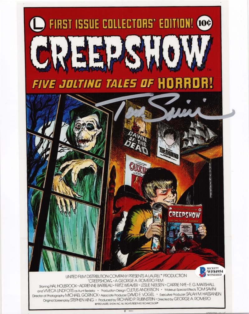 Tom Savini Creepshow 2 8X10 Photo The Creep Horror Autograph Autographed Bas 996