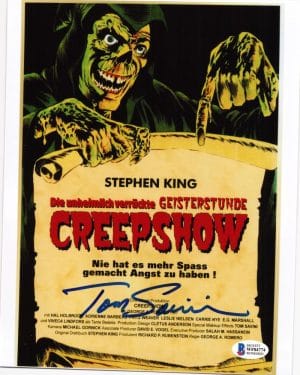 Tom Savini Creepshow 2 8X10 Photo The Creep Horror Autograph Autographed Bas 774