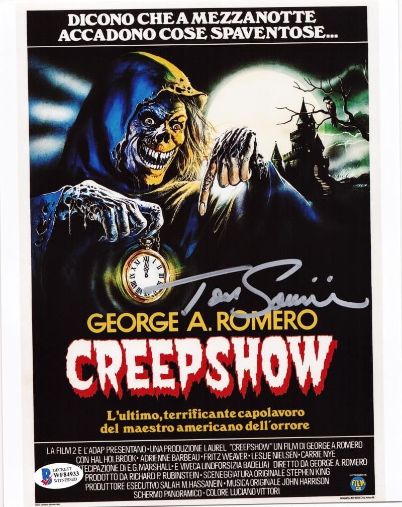 Tom Savini Creepshow 2 8X10 Photo The Creep Horror Autograph Autographed Bas 933