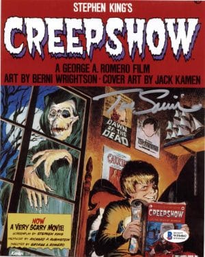 Tom Savini Creepshow 2 8X10 Photo The Creep Horror Autograph Autographed Bas 842