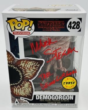 Mark Steger Signed Demogorgon Chase Funko Pop Stranger Things Autograph Bas 960