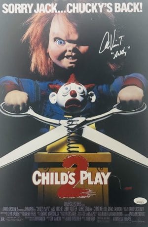 Alex Vincent Signed 11X17 Photo Poster Childs Play Chucky Horror Autograph Jsa 0