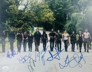 The Walking Dead Signed 11X14 Photo Andrew Lincoln Norman Reedus Jsa Full Letter