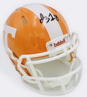 Desean Bishop Signed Tennessee Volunteers Mini Football Helmet Autograph Bas J9