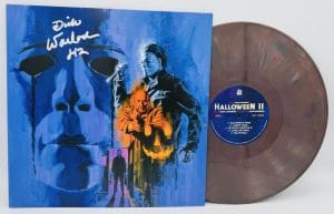 Dick Warlock Signed Halloween Ii Album Vinyl Record John Carpenter Bas J78