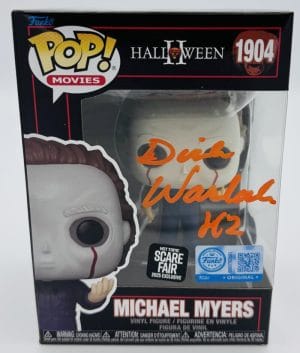 Dick Warlock Signed Michael Myers Scare Fair Funko Pop 1904 Halloween Ii Bas J09