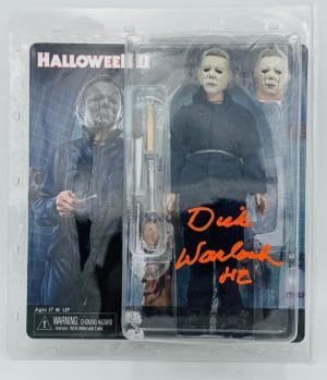 Dick Warlock Signed Michael Myers 8" Neca Action Figure Halloween Ii Bas J54