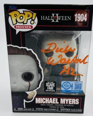 Dick Warlock Signed Michael Myers Scare Fair Funko Pop 1904 Halloween Ii Bas J00