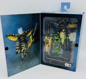 Joe Dante Signed Gremlins Ultimate Stripe Neca Figure W/Sketch Autograph Bas J89