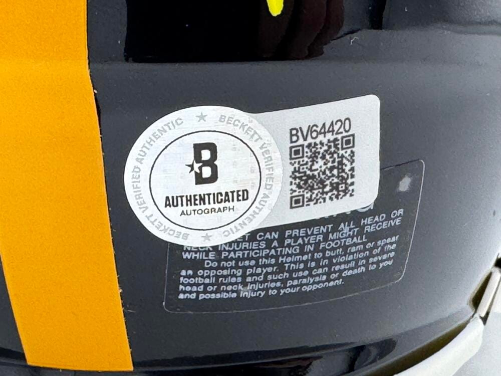 Tim Dwight Signed Iowa Hawkeyes Football Mini Helmet Autograph Beckett Bas K20 - Image 2