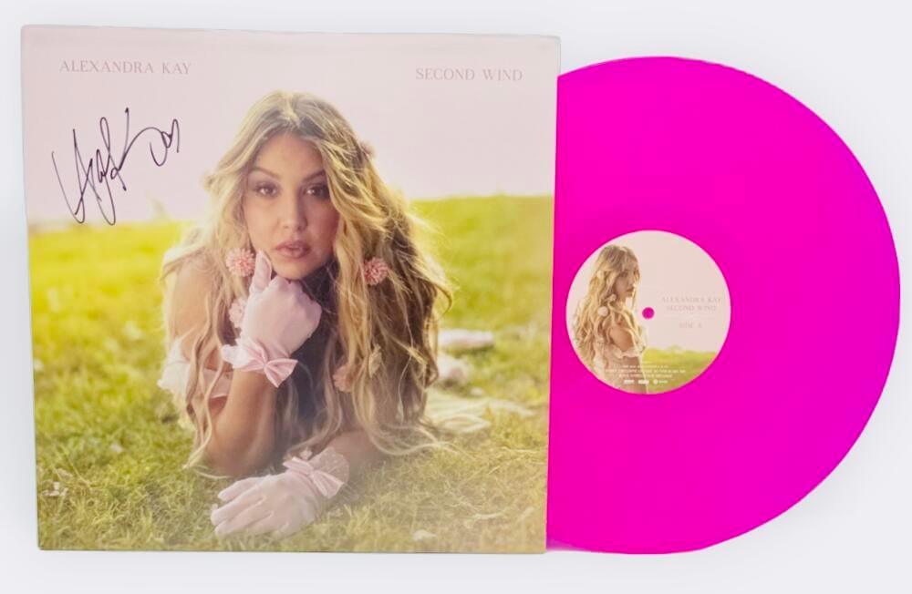 Alexandra Kay Signed Second Wind Pink Vinyl Record Country Autograph Bas K74