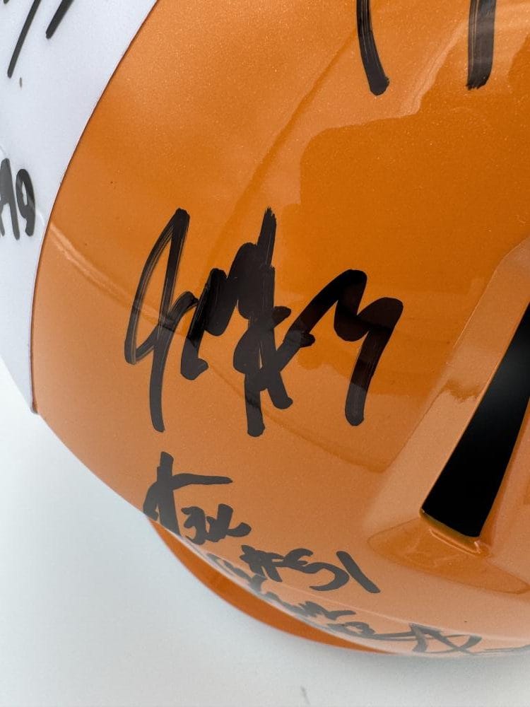 2025-26 Signed Tennessee Volunteers Full Size Helmet Mccoy Desean Bishop Bas K47 - Image 4