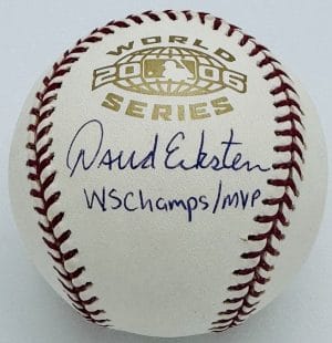 David Eckstein autograph, David Eckstein signed, St Louis Cardinals memorabilia, 2006 World Series memorabilia, signed baseball, World Series MVP autograph, autographed baseball, Cardinals collectible, Tristar authenticated, MLB memorabilia, Cardinals championship memorabilia, World Series collectible, baseball memorabilia, Cardinals World Series baseball, shortstop autograph