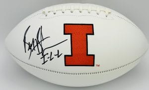 Bret Bielema autograph, Bret Bielema signed, Illinois Fighting Illini memorabilia, Big Ten memorabilia, signed logo football, Illinois collectible, BAS authenticated, autographed football, head coach autograph, Big Ten football memorabilia, college football memorabilia, Illini collectible, football memorabilia, coaching autograph, Illinois football autograph