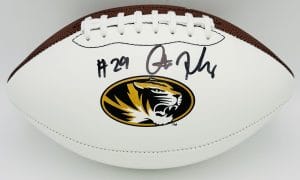 Ahmad Hardy Signed Missouri Tigers Logo Football Mizzou Autograph Bas K19