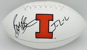 Bret Bielema autograph, Bret Bielema signed, Illinois Fighting Illini memorabilia, Big Ten memorabilia, signed logo football, Illinois collectible, BAS authenticated, autographed football, head coach autograph, Big Ten football memorabilia, college football memorabilia, Illini collectible, football memorabilia, coaching autograph, Illinois football autograph