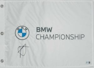 Xander Schauffele autograph, Xander Schauffele signed, BMW Championship memorabilia, PGA Tour memorabilia, signed golf flag, BAS authenticated, autographed golf flag, golf tournament memorabilia, PGA Tour collectible, golf memorabilia, Xander Schauffele collectible, tournament flag autograph, golf champion memorabilia, PGA golf collectible, BMW Championship flag