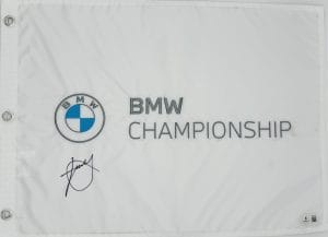 Xander Schauffele autograph, Xander Schauffele signed, BMW Championship memorabilia, PGA Tour memorabilia, signed golf flag, BAS authenticated, autographed golf flag, golf tournament memorabilia, PGA Tour collectible, golf memorabilia, Xander Schauffele collectible, tournament flag autograph, golf champion memorabilia, PGA golf collectible, BMW Championship flag