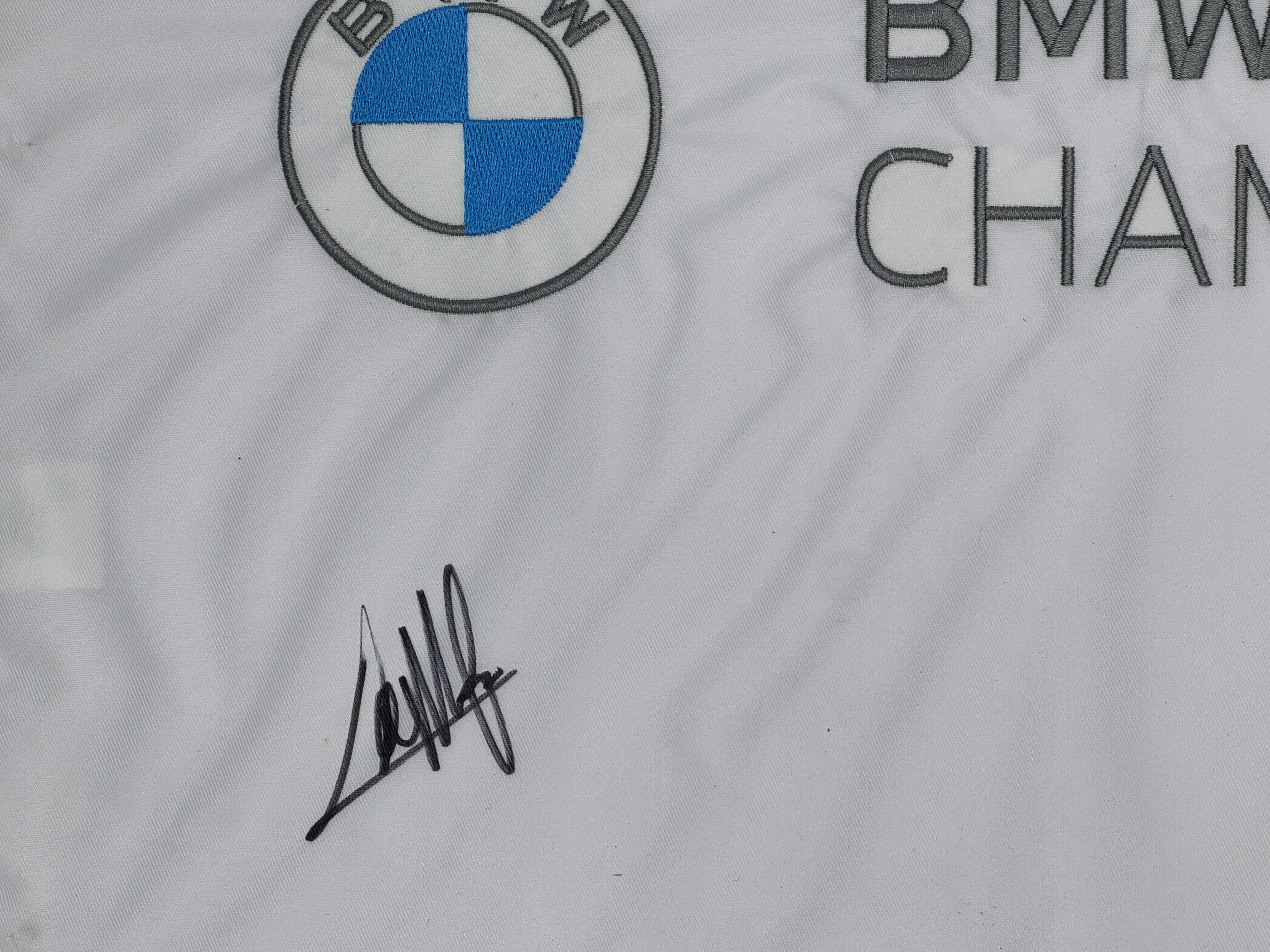 Collin Morikawa Signed BMW Championship Golf Pin Flag Fedex Autograph BAS J01 - Image 2