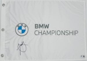 Xander Schauffele autograph, Xander Schauffele signed, BMW Championship memorabilia, PGA Tour memorabilia, FedEx Cup memorabilia, signed golf flag, BAS authenticated, autographed golf flag, golf tournament memorabilia, PGA Tour collectible, golf memorabilia, Xander Schauffele collectible, tournament flag autograph, PGA Tour star memorabilia, BMW Championship flag