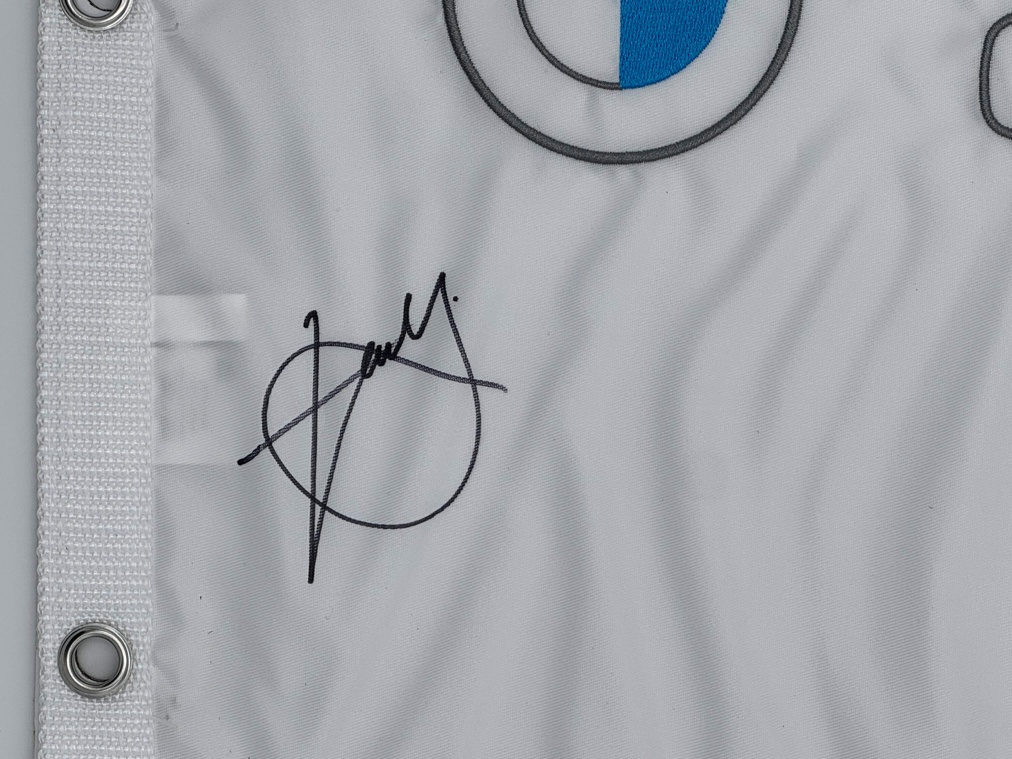Xander Schauffele Signed BMW Championship Golf Pin Flag Fedex Autograph BAS K63 - Image 2