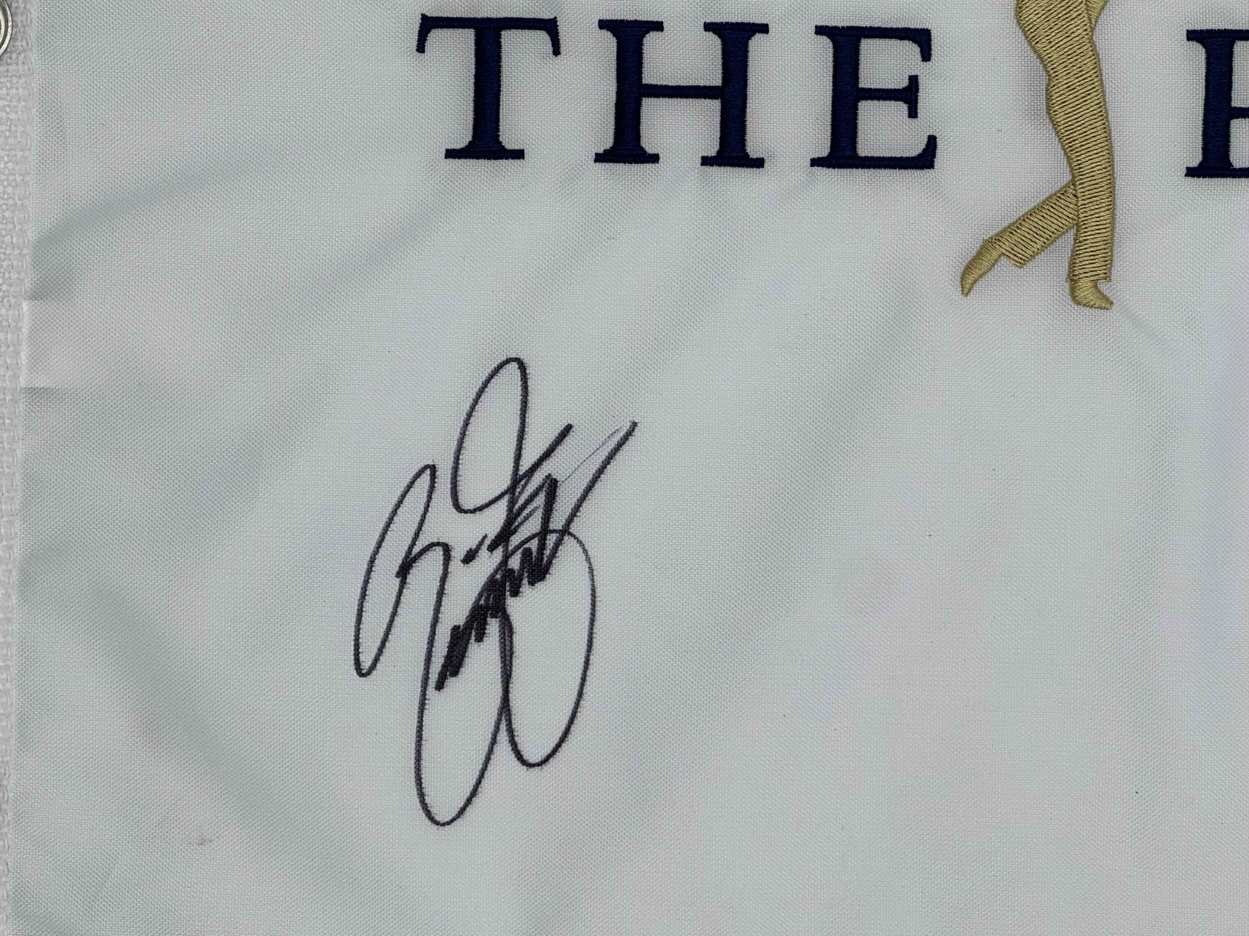 Rickie Fowler Signed The Players Championship Golf Pin Flag 2015 Winner BAS K76 - Image 2