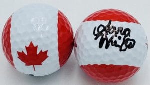 Sara Michelle Winter autograph, Sara Michelle Winter signed, Canadian golfer memorabilia, Miss Universe Canada memorabilia, signed golf ball, autographed golf ball, women's golf memorabilia, golf influencer collectible, pageant memorabilia, Sara Winter collectible, golf ball autograph, LPGA memorabilia, certified signatures COA, Canada golf memorabilia, Masters Tournament memorabilia
