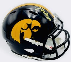 Jeremy Hecklinski autograph, Jeremy Hecklinski signed, Iowa Hawkeyes memorabilia, signed mini helmet, Iowa collectible, BAS authenticated, autographed mini helmet, quarterback autograph, Big Ten football memorabilia, college football memorabilia, Hawkeyes collectible, mini helmet display, NCAA memorabilia, Iowa football autograph, Hawkeyes quarterback