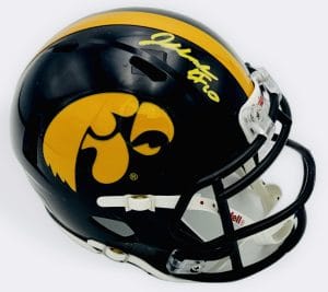 Jeremy Hecklinski autograph, Jeremy Hecklinski signed, Iowa Hawkeyes memorabilia, signed mini helmet, Iowa collectible, BAS authenticated, autographed mini helmet, quarterback autograph, Big Ten football memorabilia, college football memorabilia, Hawkeyes collectible, mini helmet display, NCAA memorabilia, Iowa football autograph, Hawkeyes quarterback